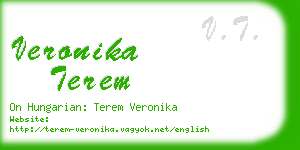 veronika terem business card
